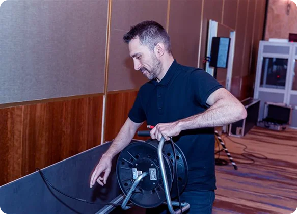 Audio visual hire by EMS events