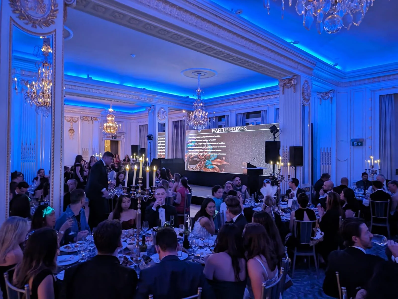 Event production services for gala dinners