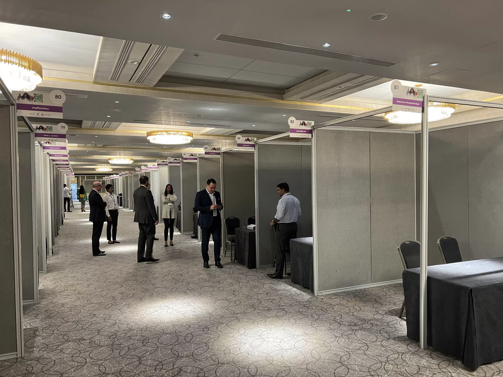 shell scheme exhibition at intercontinetal hotel